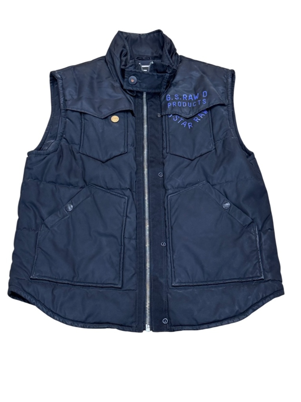 G-Star RAW Utility Puffer Vest Snow Coat Women's Size XL  GSTAR